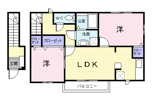 【間取り】 | ベル・フィオーレ　Ａ棟 | 間取図