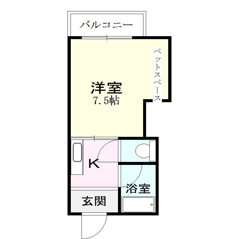 サンハイツミナミ5の間取り