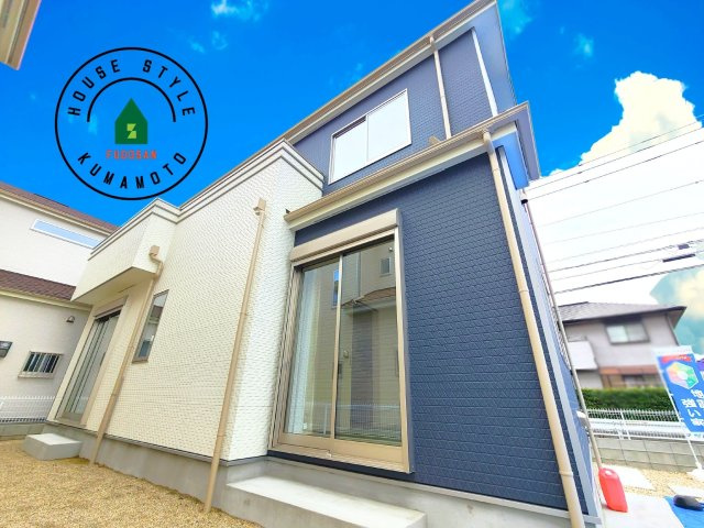 熊本市中央区帯山5丁目第1-1棟（A号棟）の外観：施工例|デザイン性のある外観です。