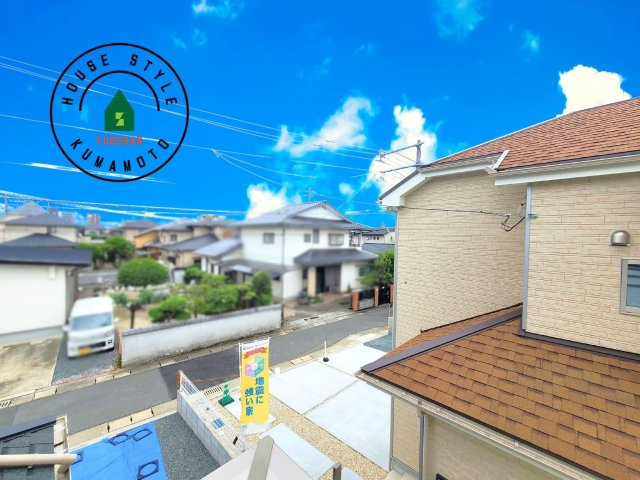 熊本市中央区帯山5丁目第1-1棟（A号棟）の展望|眺望や窓からの景色が良いと、家で過ごす時間も快適です。