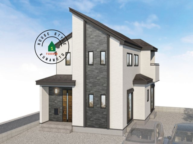 熊本市中央区帯山5丁目第1-1棟（A号棟）の前面道路含む現地写真|見学の時間などお気軽にお問い合わせ下さい。