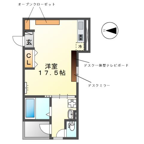 カーサ　ベルデの間取り