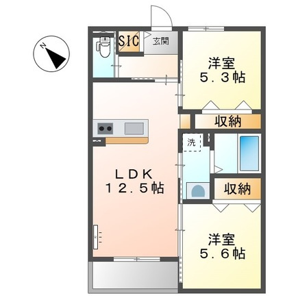 ORUTE東野の間取り
