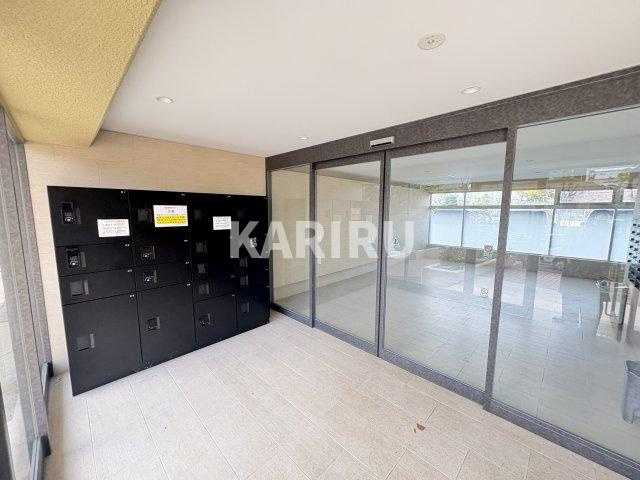 ISM大阪城公園（旧城東グリーンマンション）のエントランス