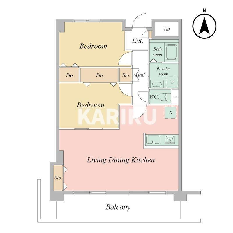 ISM大阪城公園（旧城東グリーンマンション）の間取り