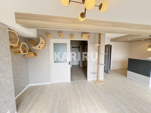 ISM大阪城公園（旧城東グリーンマンション）の居間・リビング