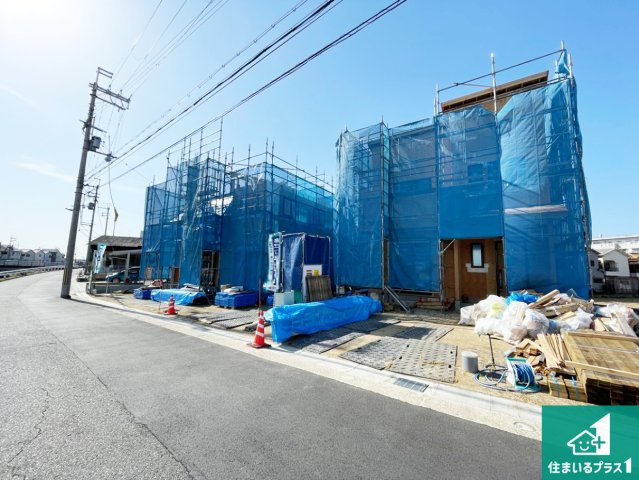 奈良市南京終町　新築一戸建ての外観|どんな些細な事でもご相談ください。