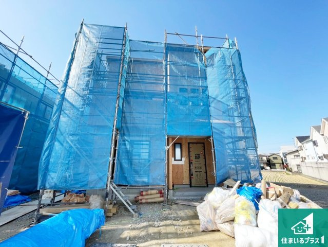 奈良市南京終町　新築一戸建ての外観|お近くの同じ売主さんが建築したお家をご案内致します。実際に使われている設備をご覧ください。