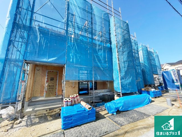 奈良市南京終町　新築一戸建ての外観|建築中ですが現地を見ると分かる事もございますので、ぜひ一度現地をご覧ください。