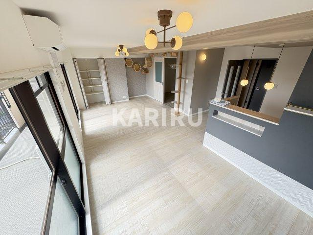 ISM大阪城公園（旧城東グリーンマンション）の居間・リビング