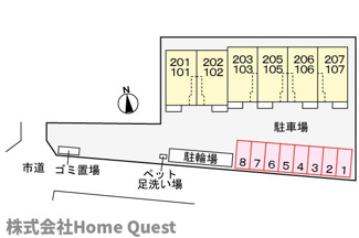 【区画図】 | パークヴィラ