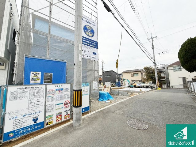 岸和田市八幡町　第2期　新築一戸建ての外観|現在建築中！落ち着いた街並みで新生活を始めることが出来そう！周辺の物件も併せてご紹介させて頂きます！