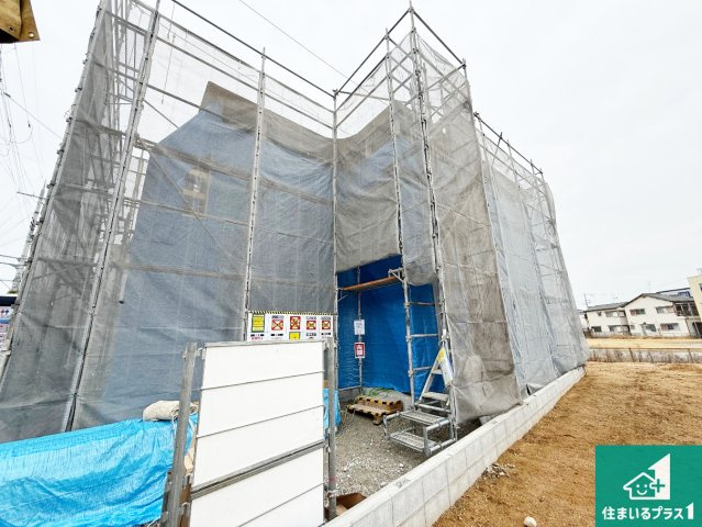 岸和田市八幡町　第2期　新築一戸建ての外観|現在建築中！落ち着いた街並みで新生活を始めることが出来そう！周辺の物件も併せてご紹介させて頂きます！