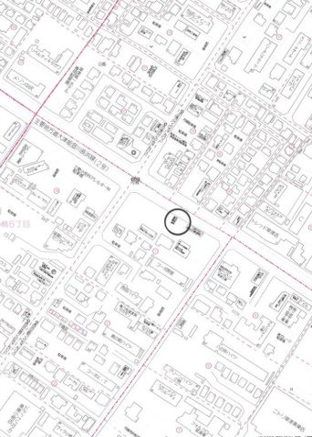 栗東市小柿６丁目の事業用地の地図