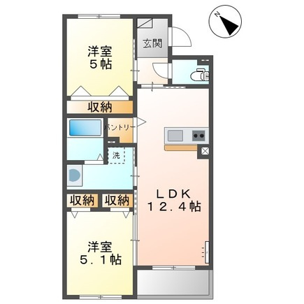 ORUTE東野の間取り