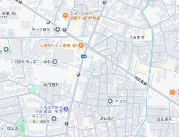 1日(土)2日(日)現地見学可能！　寝屋川市池田本町　限定1邸の地図