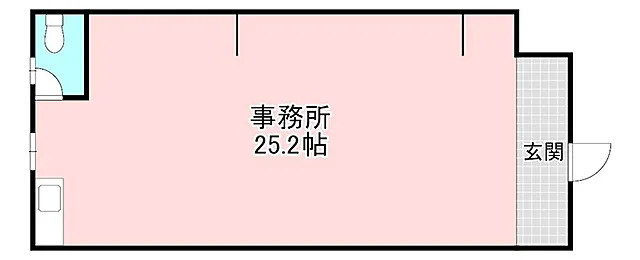 守山市吉身２丁目の事務所の間取り