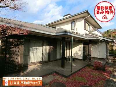 【外観】 | 【インスペクション実施済】中古一戸建　玉島　4LDK | ナショナル住宅施工の中古一戸建。土地・建物ともにゆとりのある広さです。