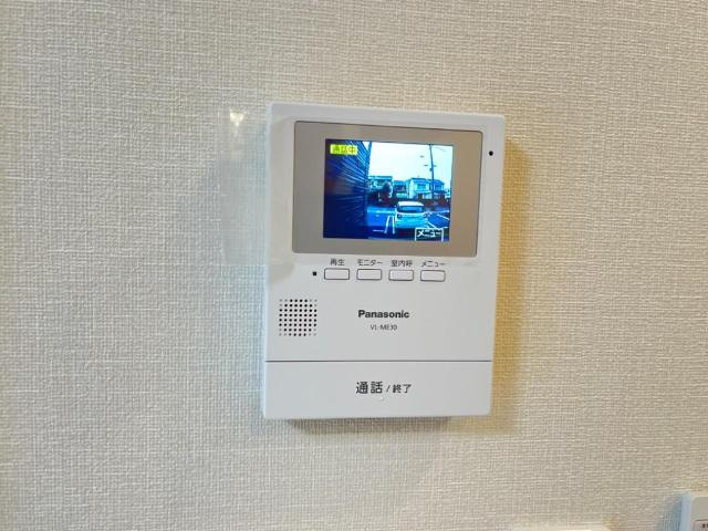 仮）豊山町青山六和新築アパートのセキュリティ|カメラ付インターホン（イメージ）