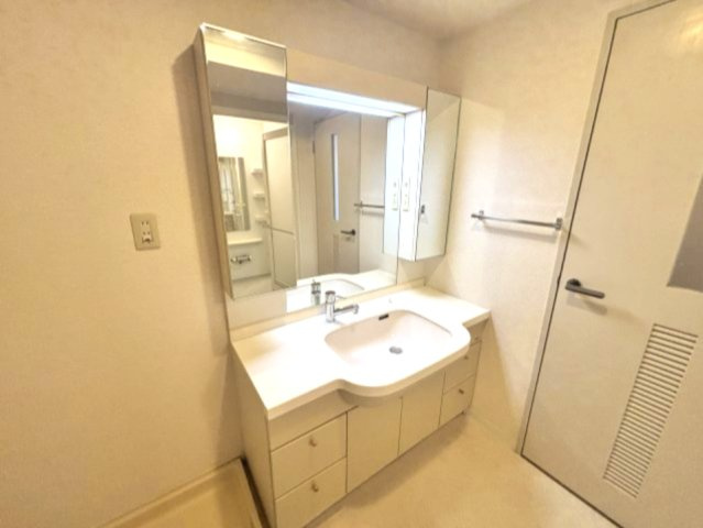 プラザ森北の洗面所