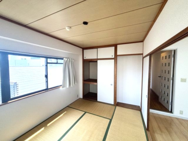 プラザ森北の寝室