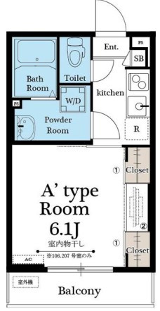 リブリ・南与野の間取り