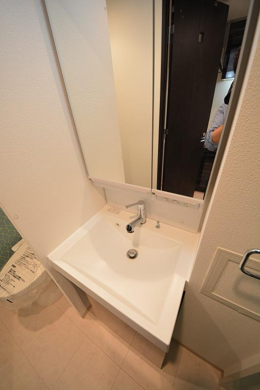 スワンズ谷町セントシティの独立洗面台|スワンズ谷町セントシティ　洗面台