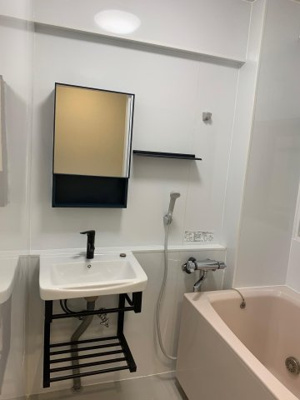 【洗面所】 | 緑ヶ丘第四マンション | 脱衣スペースもあります