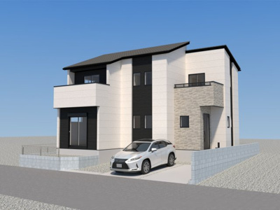 【外観パース】 | 古賀市天神4丁目3期1号棟 | 外観パースです