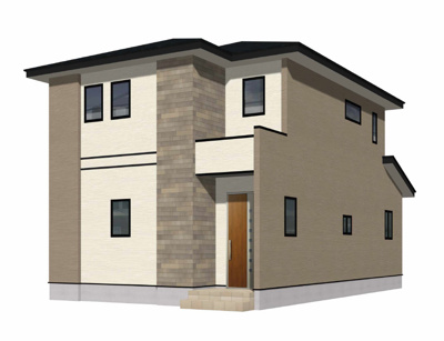 【外観パース】 | 中間市太賀2丁目2期2号棟 | 外観パースです
