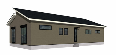 【外観パース】 | 中間市太賀2丁目2期1号棟 | 外観パースです