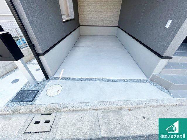 29(土)30(日)現地見学可能！◆堺市中区陶器北　限定1邸の駐車場|駐車スペース！散水栓があるので、こまめに愛車を洗えます！