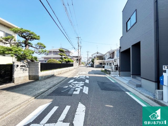 29(土)30(日)現地見学可能！◆堺市中区陶器北　限定1邸の前面道路含む現地写真|車通りの少ない前面道路！お子様がいらっしゃるご家族でも安心！