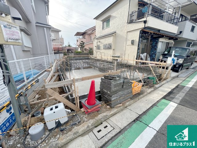 堺市中区陶器北　第12期　新築一戸建ての外観|現在の進捗状況です！順調に作業進行中、完成が待ち遠しいです！詳細の間取り等、お気軽にお問い合わせください！