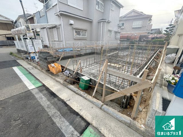 堺市中区陶器北　第12期　新築一戸建ての外観|現在建築中！落ち着いた街並みで新生活を始めることが出来そう！周辺の物件も併せてご紹介させて頂きます！