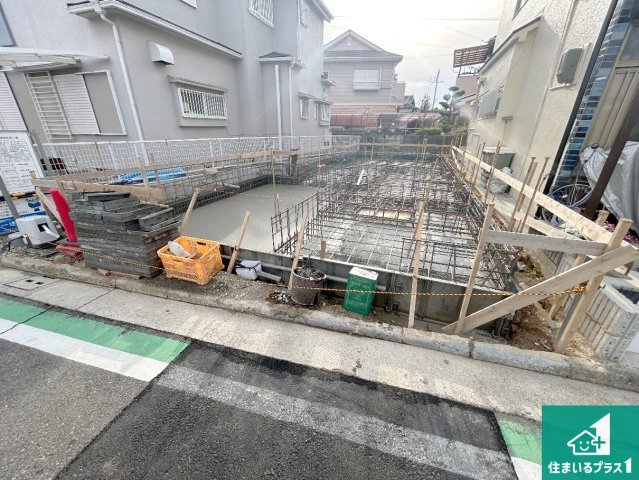 堺市中区陶器北　第12期　新築一戸建ての外観|現在の進捗状況です！順調に作業進行中、完成が待ち遠しいです！詳細の間取り等、お気軽にお問い合わせください！