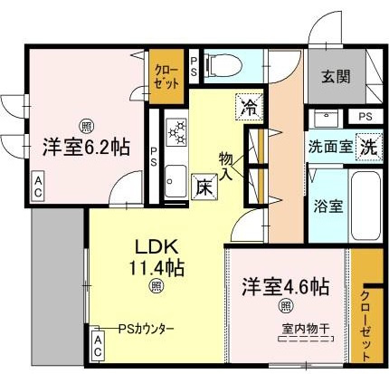 イルソラーレ須磨の間取り