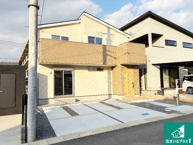 天理市別所町　第2期　新築一戸建ての外観|お客様に長く安心して住んでいだだける事にこだわった家づくり！住んでからのアフターサービスにもしっかりと取り組んでいます！