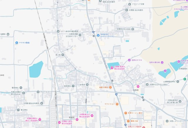 ●29(土)30(日)現地説明会！　天理市別所町　ラスト1邸の地図