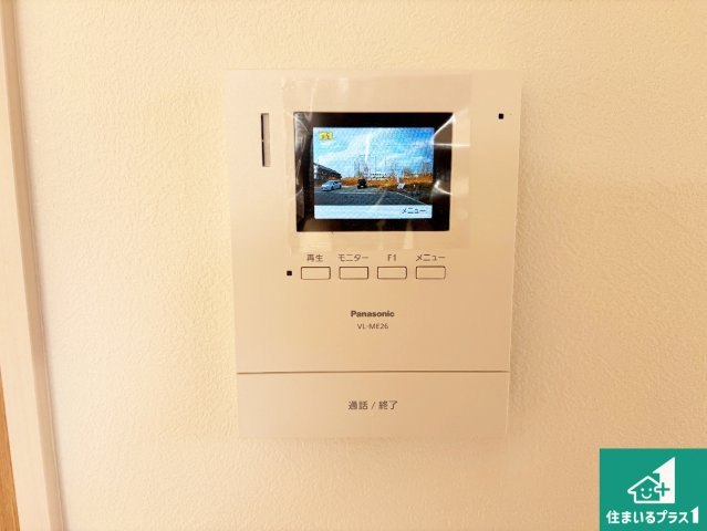 20(祝)21(土)22(日)現地説明会開催中　天理市別所町の防犯設備|カラーモニターインターホン！声だけでなく来訪者の姿や顔がモニターで確認できるので、小さなお子様がいらっしゃるご家庭でも安心できます！