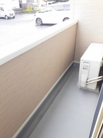 アプローズ　Ｋのバルコニー|陽当たり良好なバルコニーです