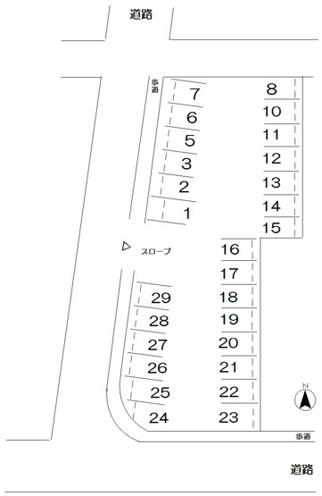 【区画図】 | ならやまモータープールⅠ