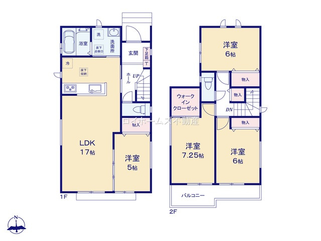【間取り】 | 豊明市新田町門先11-3『仲介料無料』新築戸建て | A号棟