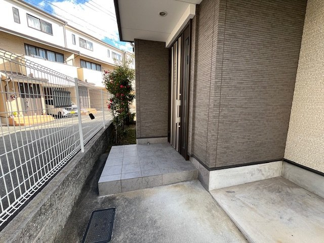 深阪南戸建のエントランス