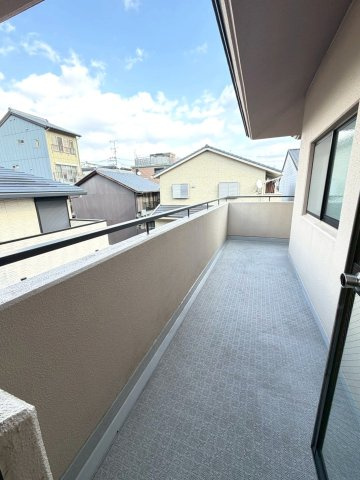 ◆室内リフォーム済◆３階上層階なし広々角住戸◆３沿線利用可能◆パークテラス桃山のバルコニー|バルコニー