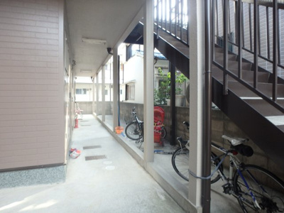 【その他共用部分】 | 田野ハイツ | 自転車置場です。