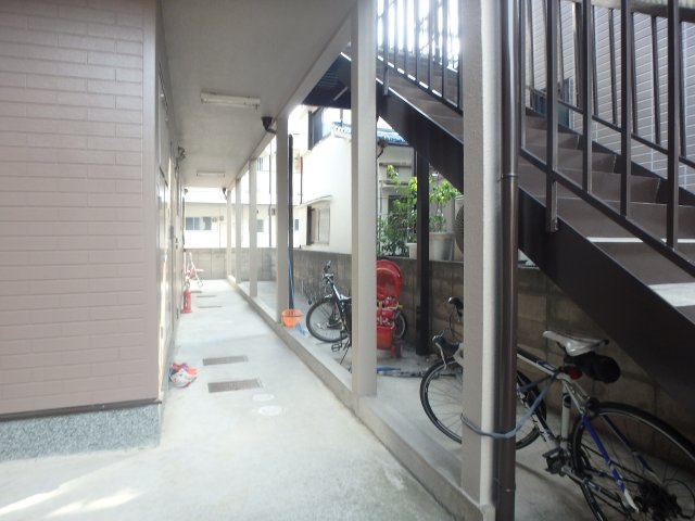 【その他共用部分】 | 田野ハイツ | 自転車置場です。