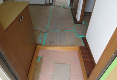 【玄関】 | れもんハイツ（ＤＫＦ） | ※退去前の為、写真と現状が異なる場合がございます