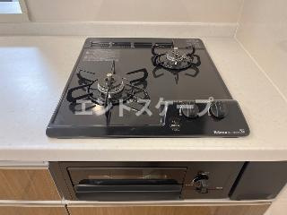 コンフォート・シャルールのキッチン|ガスコンロ（イメージ）
高崎、前橋のお部屋探しはエンドスケープまで！お客様の理想お聞かせ下さい♪