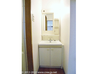 【洗面所】 | セジュール・ド・ミワ弐番館 | 脱衣スペースもあります